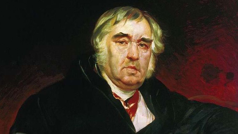 Портрет баснописца И.А. Крылова, 1839. Не окончен. Холст, масло. Государственная Третьяковская галерея