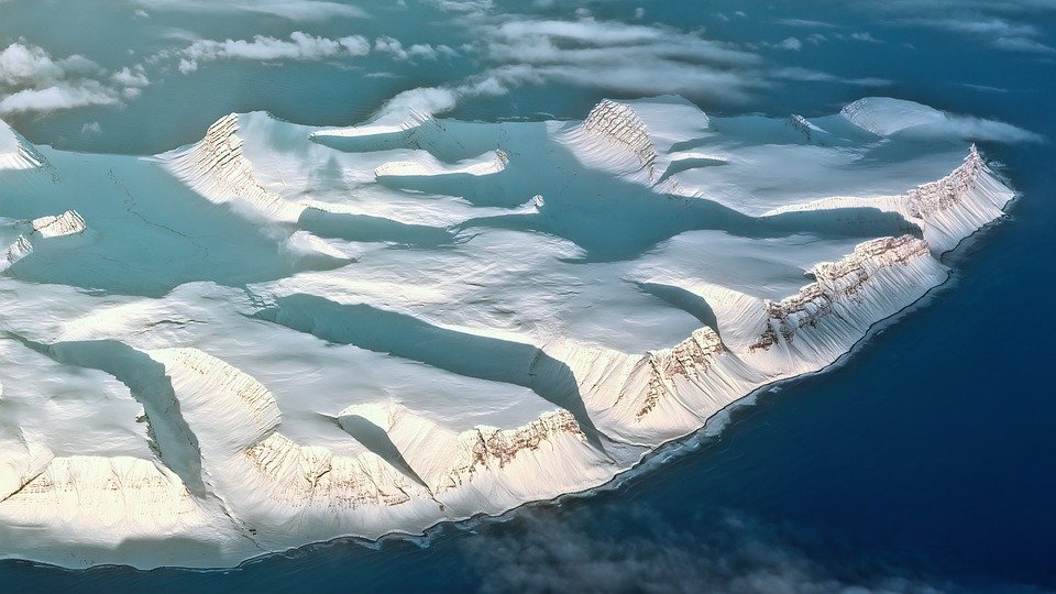 В случае обрушения ледника Туэйтса уровень Мирового океана способен подняться приблизительно на один метр, pixabay.com